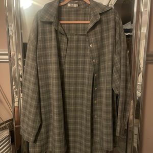 SLA THE LABEL : over sized flannel